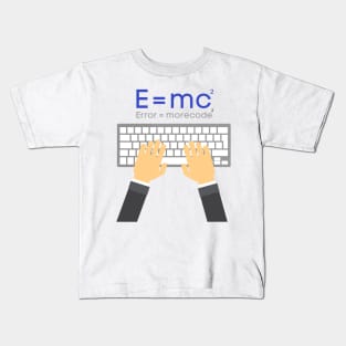 E=mc Kids T-Shirt